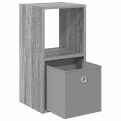 vidaXL Bedside Table Grey Sonoma 30.5 x 27 x 59.5 cm Engineered Wood 5
