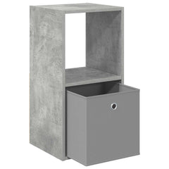 vidaXL Bedside Table Concrete Grey 35 x 32 x 68.5 cm Engineered Wood 5