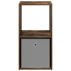 vidaXL Bedside Table Smoked Oak 35 x 32 x 68.5 cm Engineered Wood 6