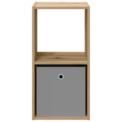 vidaXL Bedside Table Artisan Oak 35 x 32 x 68.5 cm Engineered Wood 6
