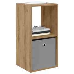 vidaXL Bedside Table Artisan Oak 35 x 32 x 68.5 cm Engineered Wood 3