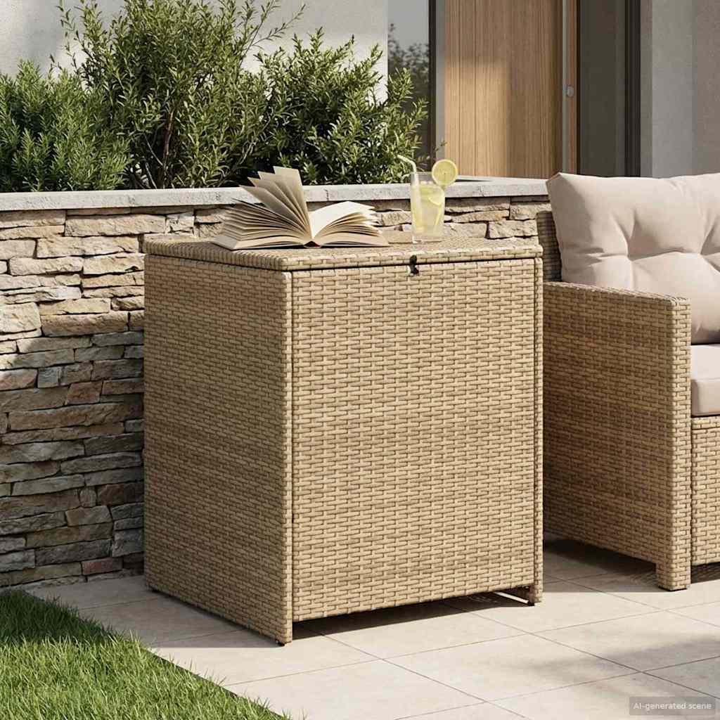 vidaXL Cushion Box 55 x 55 x 69 cm steel 3