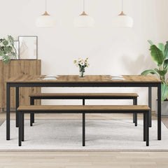 vidaXL Dining Tables 200 x 100 x 75 cm Engineered Wood Rectangular 4