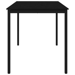 vidaXL Standing Bar Table Engineered Wood Rectangular 6