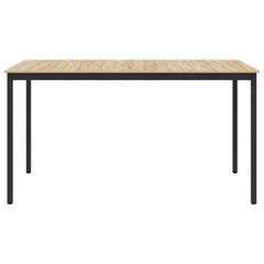 vidaXL Standing Bar Table Engineered Wood Rectangular 5