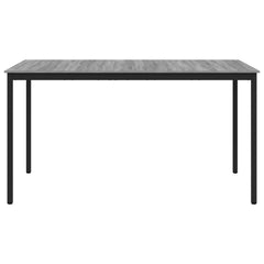 vidaXL Standing Bar Table 2 pcs Engineered Wood Rectangular 5