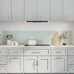 Kitchen Backsplashes White 70x40 cm Tempered Glass 2 pcs Milk 100 cm
