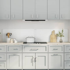 Kitchen Backsplashes 70x40 cm Tempered Glass 2 pcs Transparent 100 cm