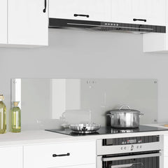 vidaXL Kitchen Backsplash 70 x 40 cm Tempered Glass 2 pcs Transparent