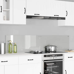 vidaXL Kitchen Backsplash 70 x 40 cm Tempered Glass 2 pcs Transparent