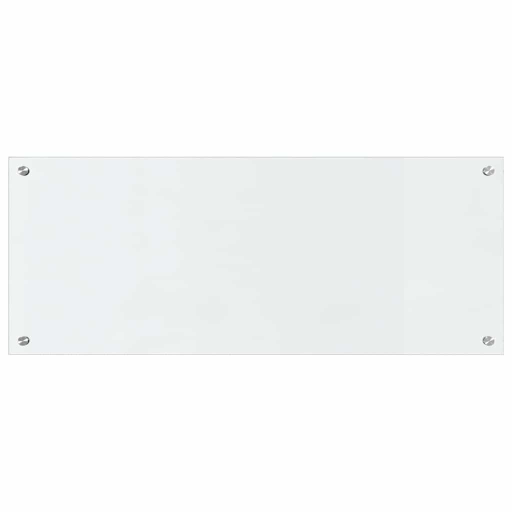 vidaXL Kitchen Backsplash 2 pcs Transparent 100 x 40 cm Tempered Glass 4