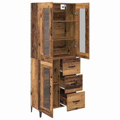 Highboard 69.5 x 34 x 180 cm Engineered Wood Old wood