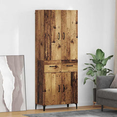 Highboard 69.5 x 34 x 180 cm Engineered Wood Old wood