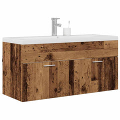 Bathroom Cabinet Old Wood 100 x 38.5 x 46 cm Engineered Wood 3