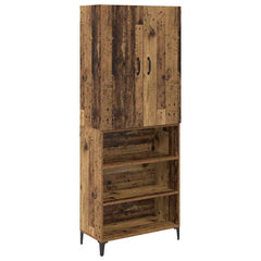 Highboard 69.5 x 34 x 180 cm Engineered Wood Old wood