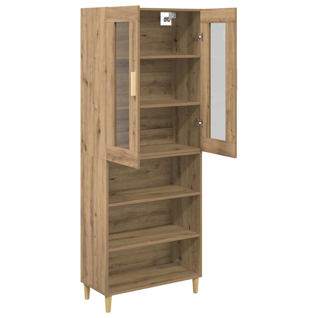 Highboard 69.5 x 34 x 180 cm Artisan oak