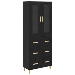 Highboard 69.5 x 34 x 180 cm Black oak