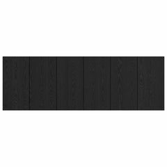 Bed Headboard Cabinets Engineered Wood Black oak