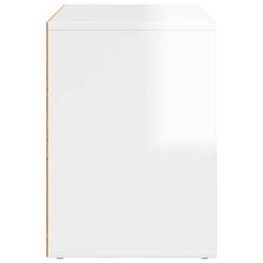 vidaXL Cat House Gloss White 51 x 30 x 42.5 cm Engineered Wood 6