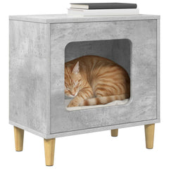 vidaXL Cat House Concerte 51 x 30 x 52 cm Engineered Wood 3