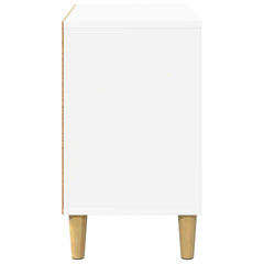 vidaXL Cat House White 51 x 30 x 52 cm Engineered Wood 6
