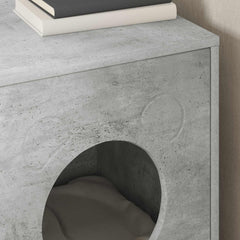 vidaXL Cat House Concerte 42.5 x 40 x 53 cm Engineered Wood 4