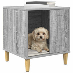 vidaXL Dog House Grey Sonoma 44 x 42 x 49 cm Engineered Wood 3