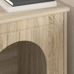 vidaXL Cat House Sonoma 53 x 52 x 62 cm Engineered Wood 4