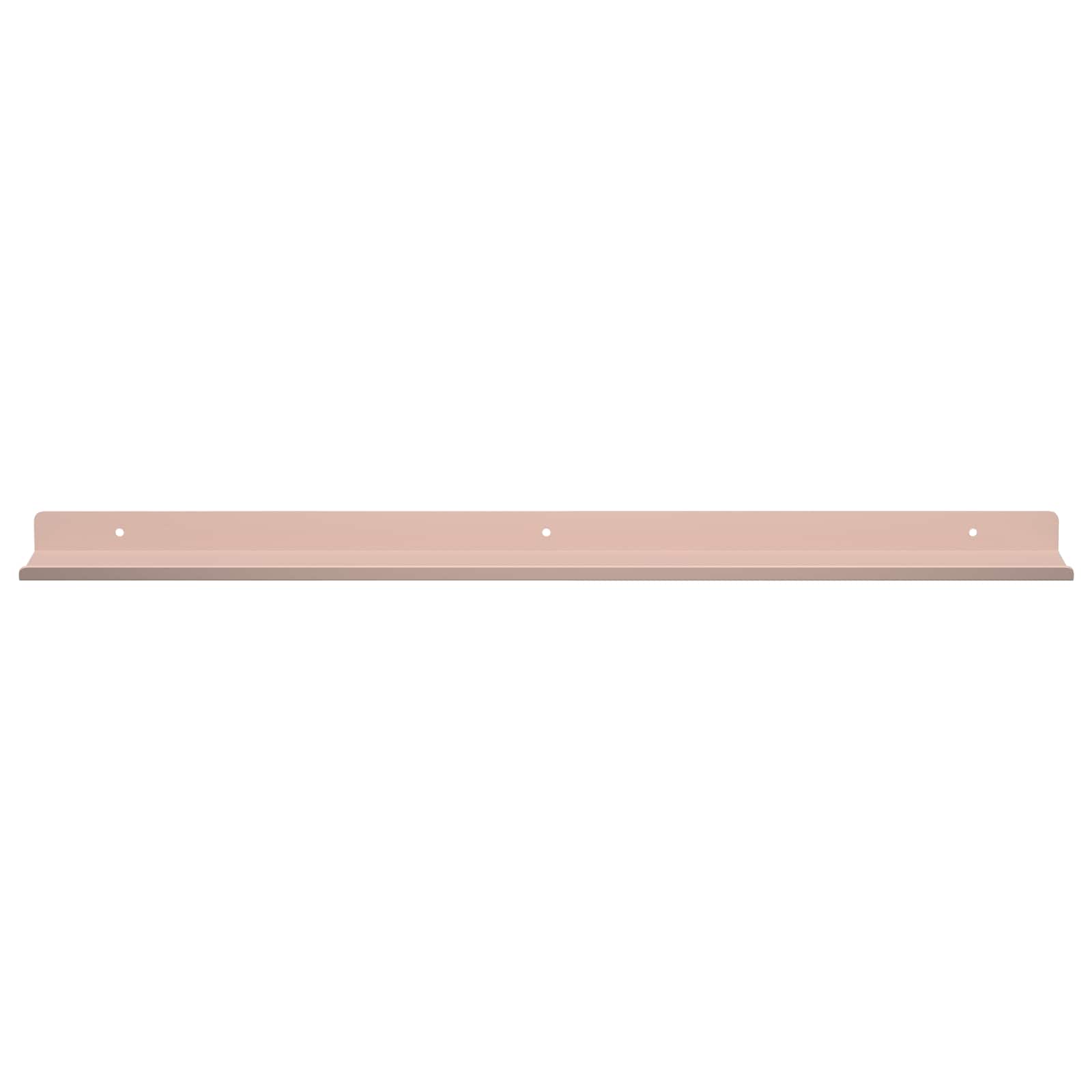 vidaXL Floating Shelf 4 pcs Pink 60 x 8.5 x 2.5 cm Steel 5