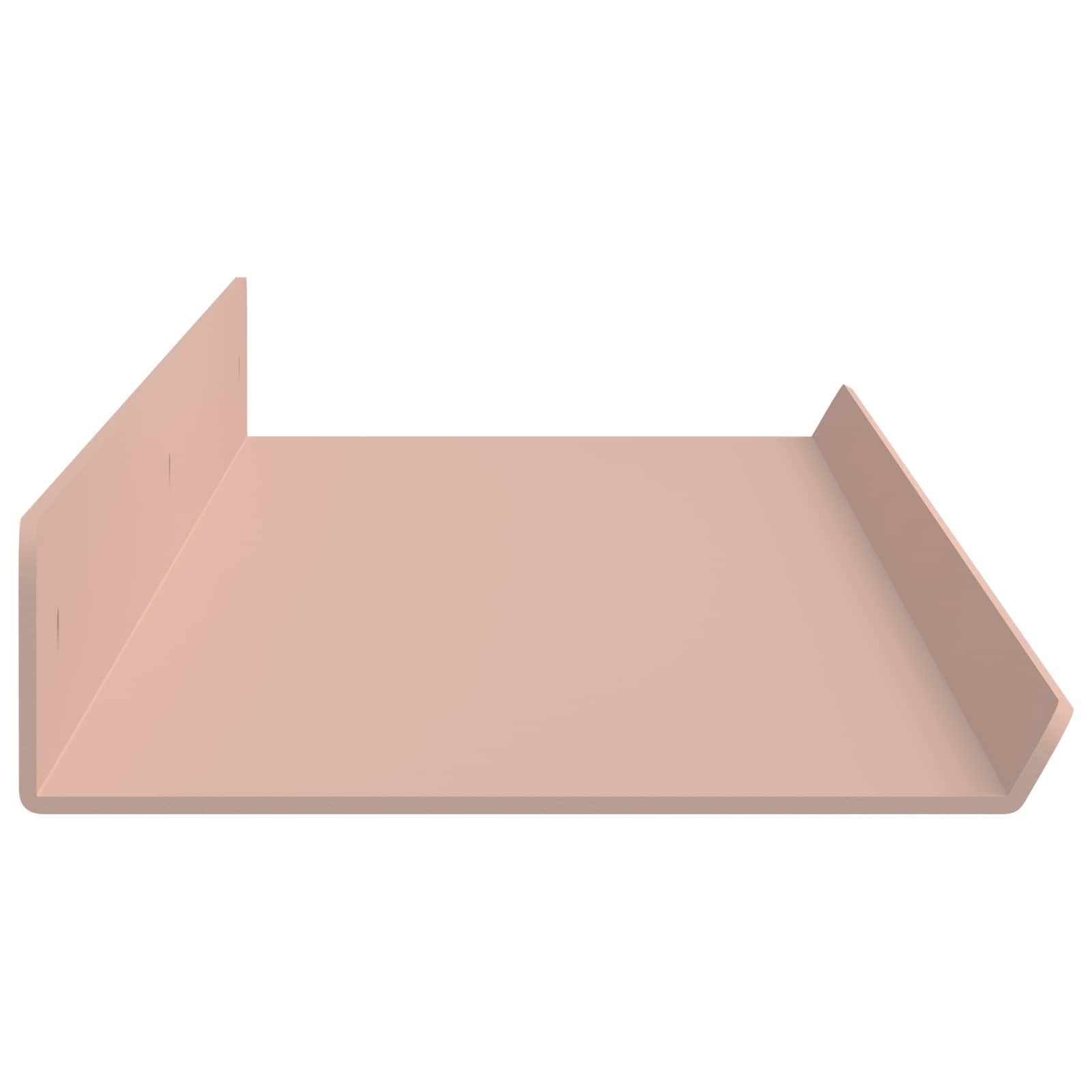 vidaXL Floating Shelf 4 pcs Pink 80 x 9 x 2.5 cm Steel 6