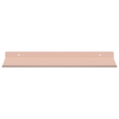 vidaXL Floating Shelf 4 pcs Pink 40 x 18 x 2.5 cm Steel 5
