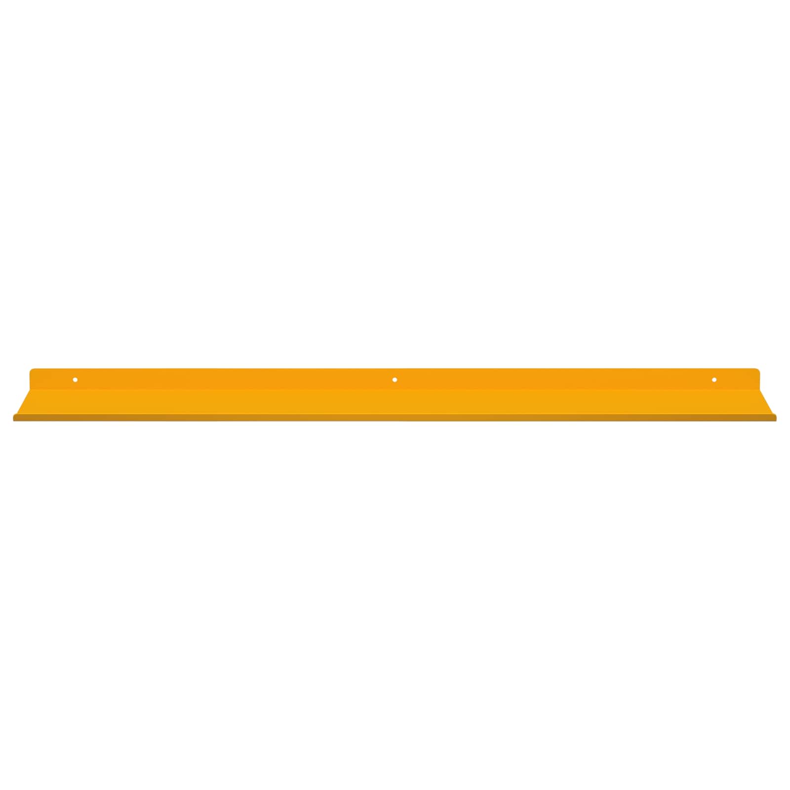 vidaXL Floating Shelf 4 pcs Mustard Yellow 100 x 18 x 2.5 cm Steel 5