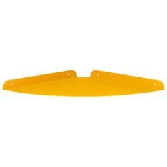vidaXL Corner Floating Shelf 4 pcs Mustard Yellow 30 x 30 x 2 cm 5