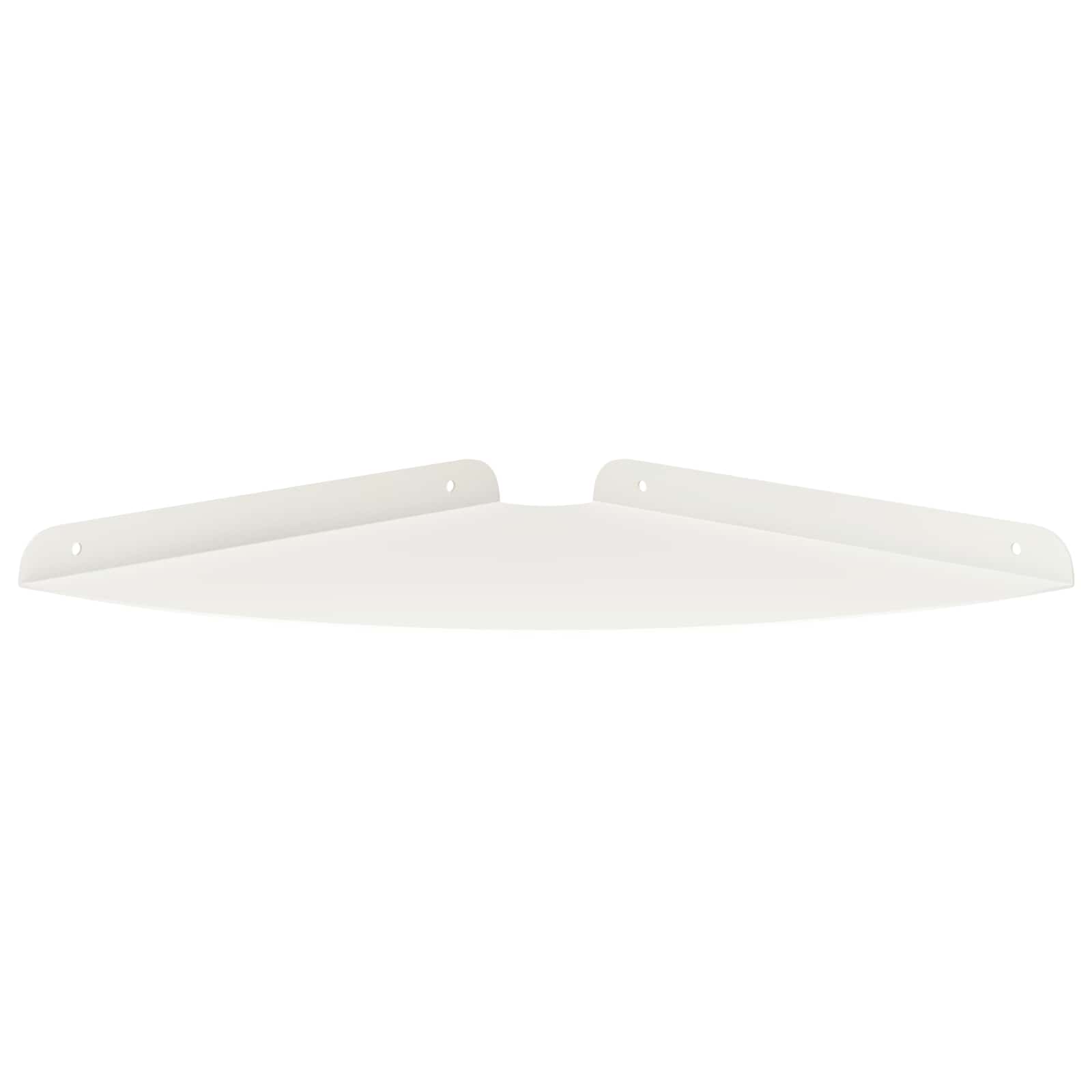 vidaXL Corner Floating Shelf 4 pcs White 30 x 30 x 2 cm 5