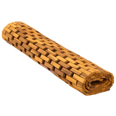 vidaXL Bath Mats Natural 95 x 140 cm Solid Acacia Wood 4