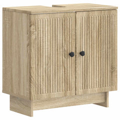 vidaXL Bathroom Sink Cabinet EDE Sonoma Oak 59.5 x 31.5x 59 cm 2
