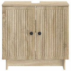 vidaXL Bathroom Sink Cabinet EDE Sonoma Oak 59.5 x 31.5x 59 cm 4