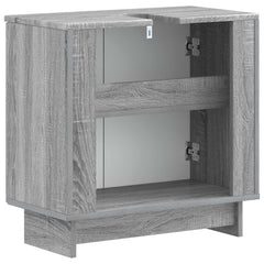 vidaXL Bathroom Sink Cabinet EDE Grey Sonoma 59.5 x 31.5x 59 cm 5