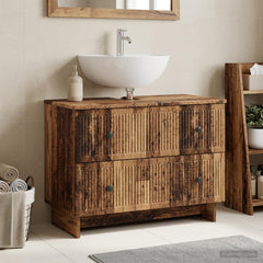 Bathroom Sink Cabinet EDE 82 x 41x 59 cm Old wood