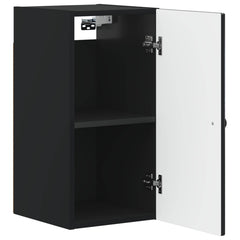 vidaXL Bathroom Wall Cabinet EDE Black 30 x 31 x 59 cm Engineered Wood 3