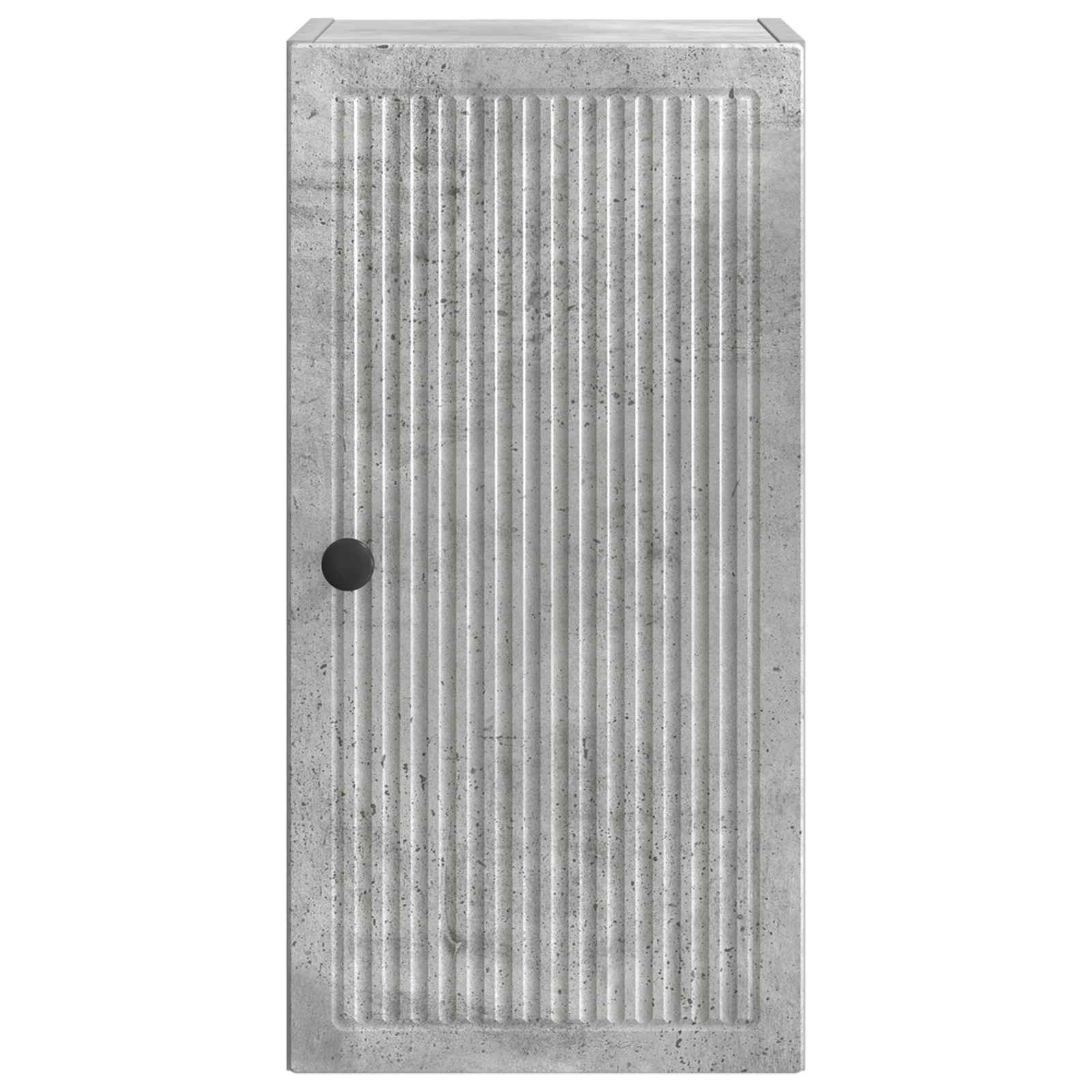 vidaXL Bathroom Wall Cabinet EDE Concrete Grey 30 x 31 x 59 cm 4
