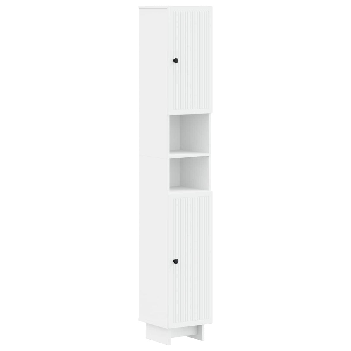 Bathroom Cabinet with Open Shelf EDE White