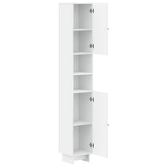 Bathroom Cabinet with Open Shelf EDE White