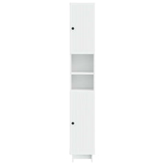 Bathroom Cabinet with Open Shelf EDE White