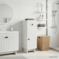 Bathroom Storage Cainet EDE 30 x 31 x 80 cm White