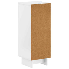 vidaXL Bathroom Storage Cainet EDE High Gloss White 30 x 31 x 80 cm 6