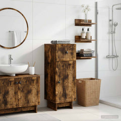 Bathroom Storage Cainet EDE 30 x 31 x 80 cm Smoked oak