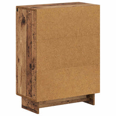 vidaXL Bathroom Storage Cainet EDE Old Wood 59.5 x 31 x 80 cm 6