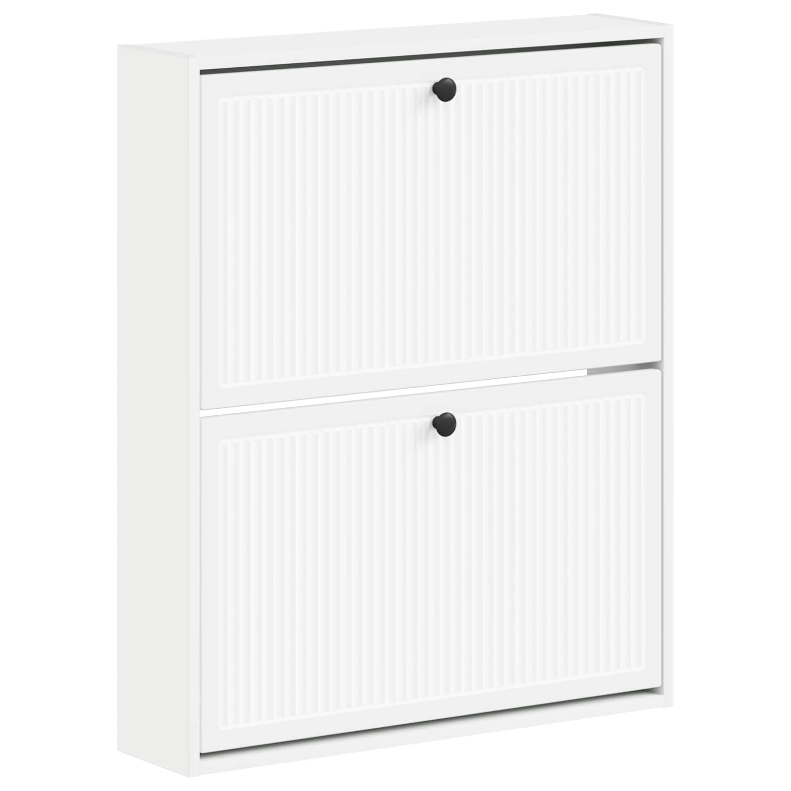 vidaXL Wall-Mounted Shoe Cabinet EDE 71 x 17 x 86 cm Engineered Wood 2