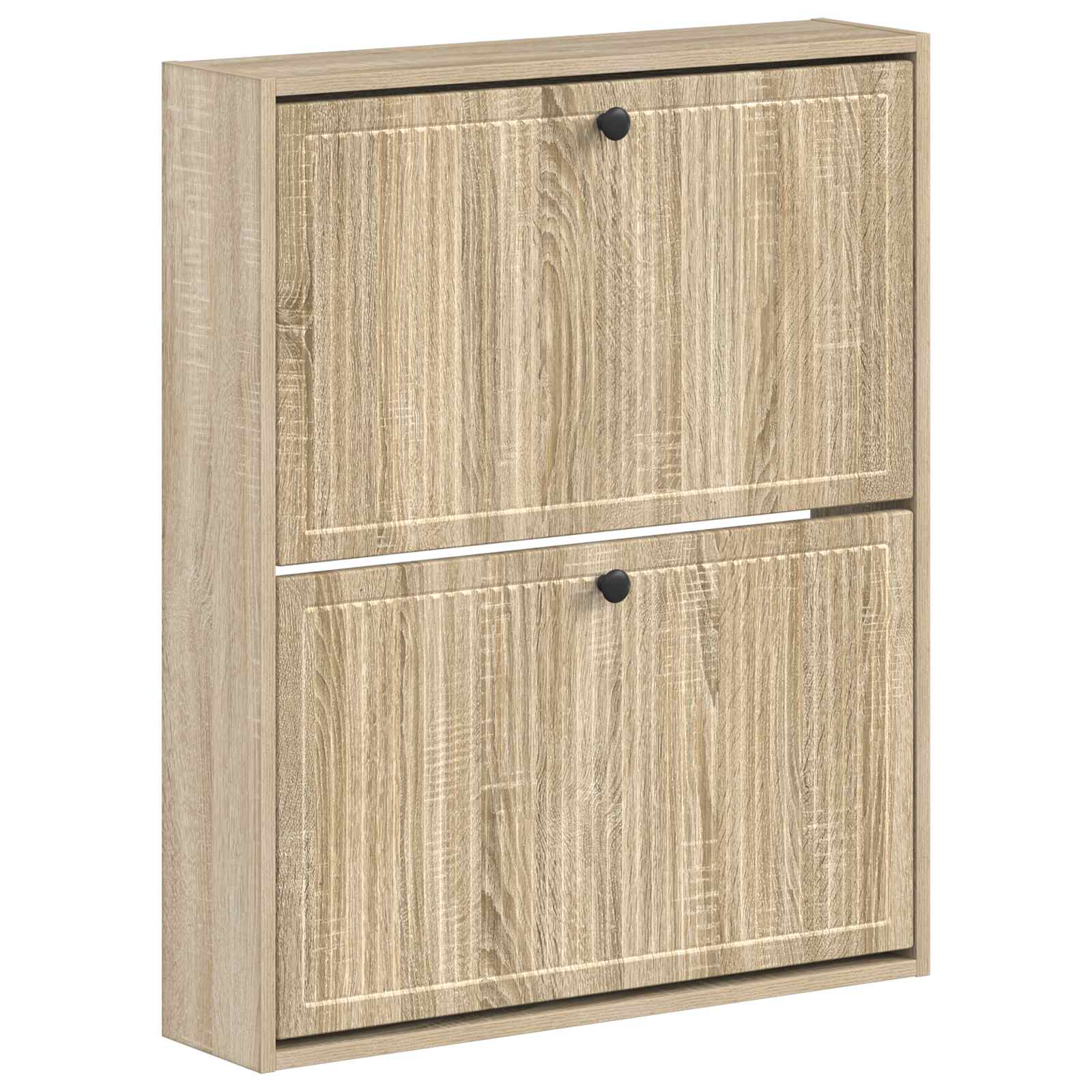 vidaXL Wall-Mounted Shoe Cabinet EDE 71 x 17 x 86 cm Engineered Wood 2